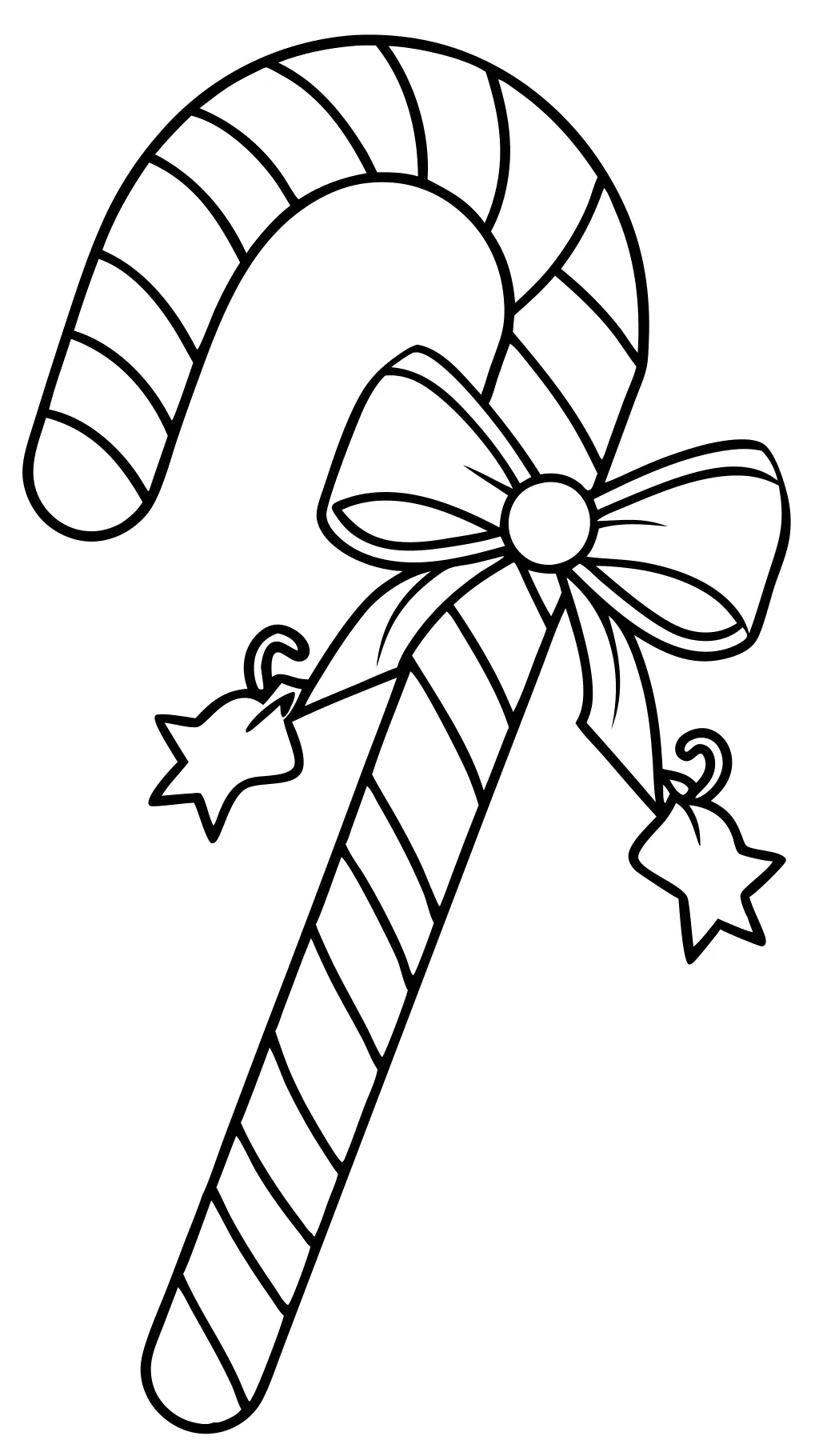 printable candy cane coloring pages